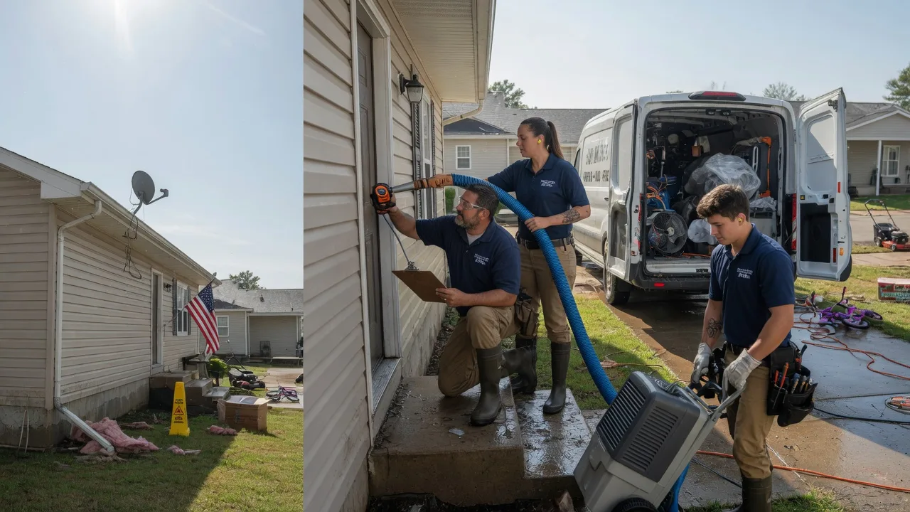 Ceiling Water Damage Restoration in Clayton, ID near me